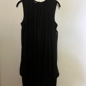 London Fog black cocktail dress